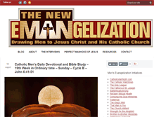 Tablet Screenshot of newemangelization.com